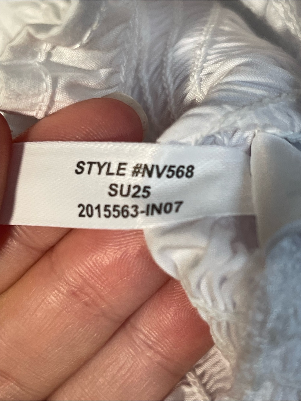 Madewell Poplin Smocked Tank Size Small in White - Picture 11 of 12
